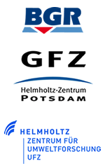 Logo BGR, GFZ und UFZ 