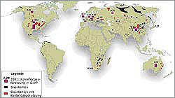 Steinkohlevorkommen der Welt und Kohleflözgasnutzung 2001