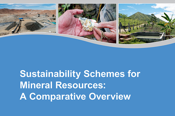 Studie "Sustainability Schemes for Mineral Resources: A Comparative Overview"