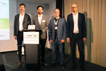 Nahmen für die BGR an der Konferenz teil (v.l.): Dr. Sven Altfelder, Jacob Mai, Benedikt Preugschat und Achim Constantin. 