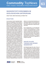 Titelblatt Commodity TopNews 63 (2020): Wasserstoffvorkommen im geologischen Untergrund