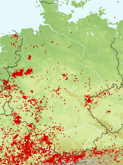 Seismizität in Deutschland seit 1968