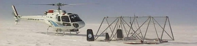 Eis-Radarsystem der BGR in einem Antarktiseinsatz