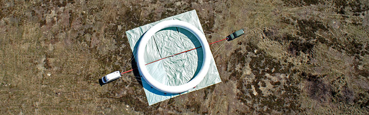Torus-TEM - Erkundung von Grundwasservorkommen per Helium-Ringballon