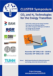 CLUSTER Symposium "CO2 and H2 Technologies for the Energy Transition": Programm