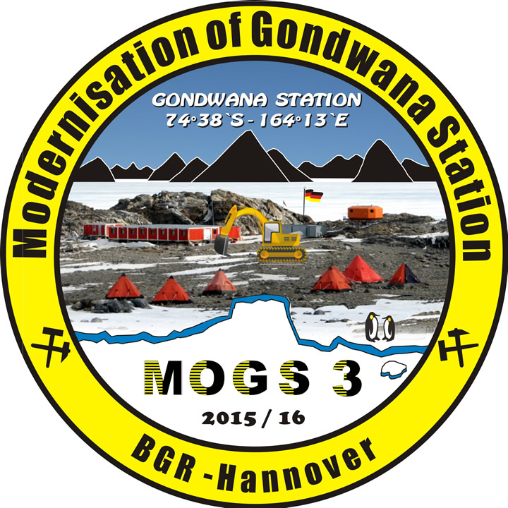 Sticker MOGS 3 (Modernisierung der Gondwana-Station)