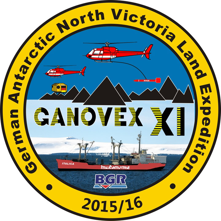 Sticker GANOVEX XI German Antarctic North Victoria Land Expedition