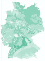 Karte der Hintergrundgehalte von Arsen im Grundwasser