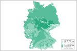 Hintergrundgehalte der Grundwässer Deutschlands im Vektorformat