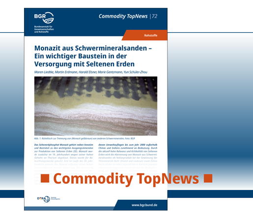 Commodity TopNews - 72 (2024) Monazit aus Schwermineralsanden