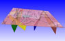 Fracture network model based on the results of surface mapping, geophysical logging, and fracture investigations