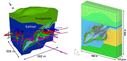 3D geological model of underground workings and the resulting numerical 3D calculation model for the northern central zone in ERA Morsleben  