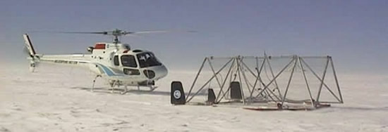 BGR airborne radar system at work in the Antarctic