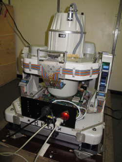 Marine gravimeter system KSS32M with the gravity sensor on the gyro-stabilized platform