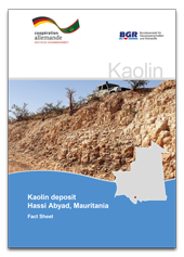 Kaolin deposit Hassi Abyad, Mauritania