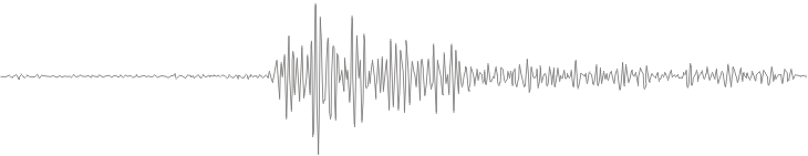 Seismogram / Seismogramm