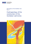 Cover "Hydrogeology of the overburden of the Gorleben salt dome"